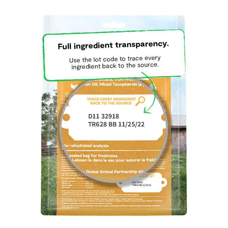 Open Farm Harvest Chicken Freeze Dried Raw Cat Food