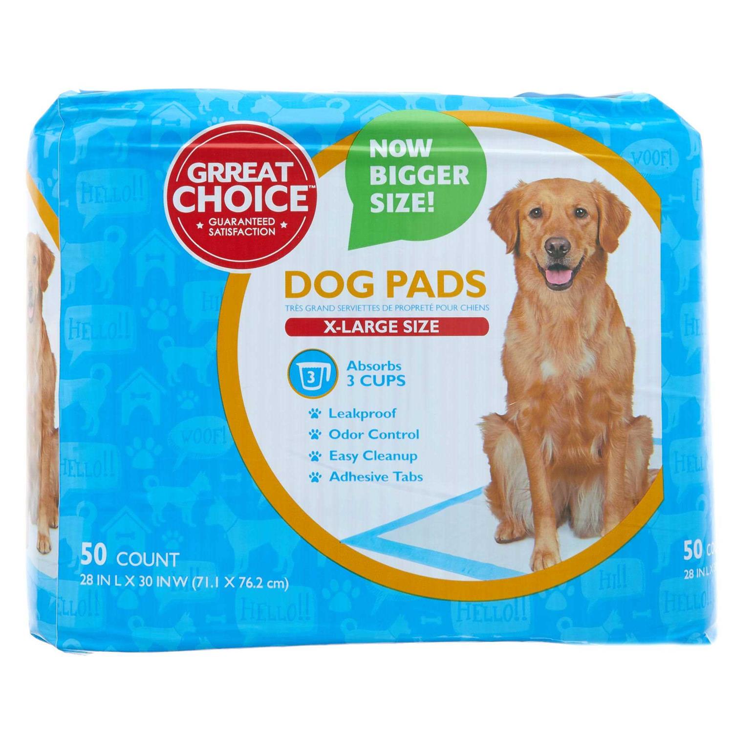 Great Choice XL Dog Pads 28L x 30W