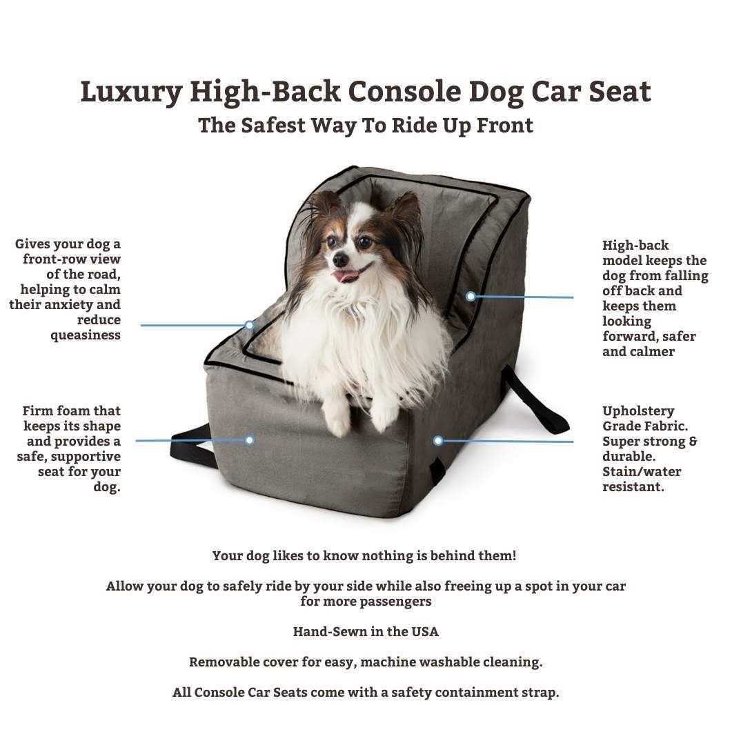 Snoozer High Back Luxury Console Pet Car Seat