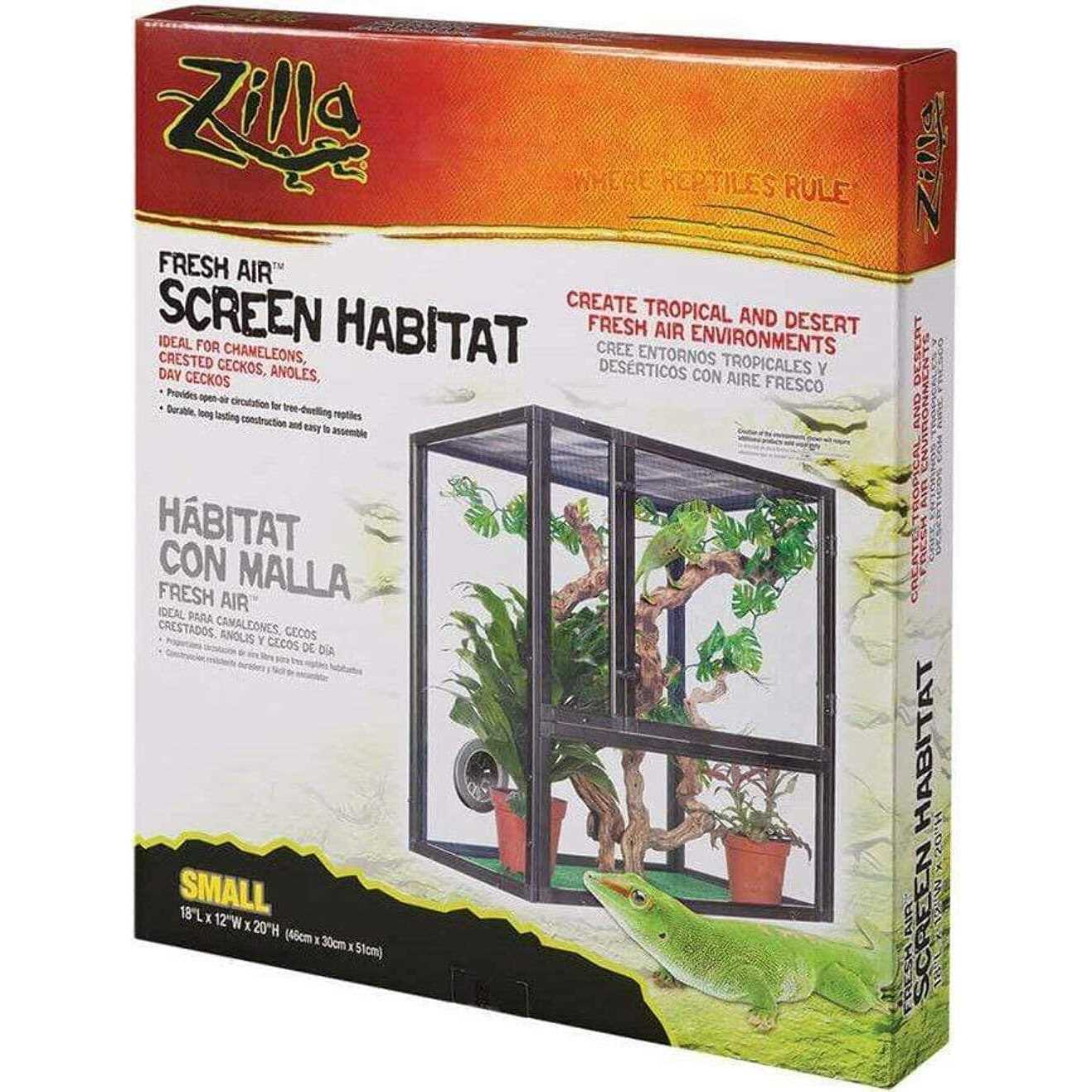 Zilla Fresh Air Screen Habitat
