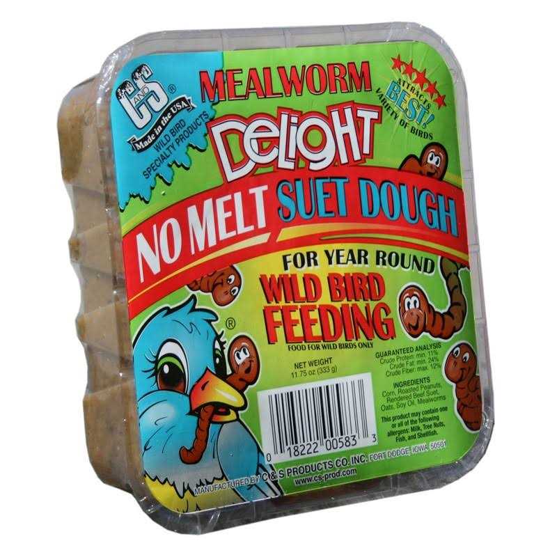 C&S Mealworm Delight No Melt Suet Dough