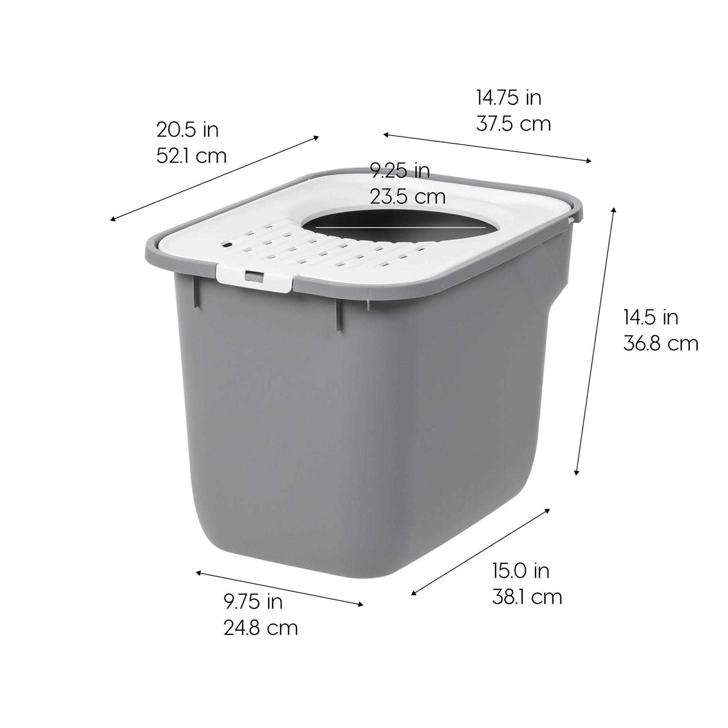IRIS USA Top Entry Cat Litter Box
