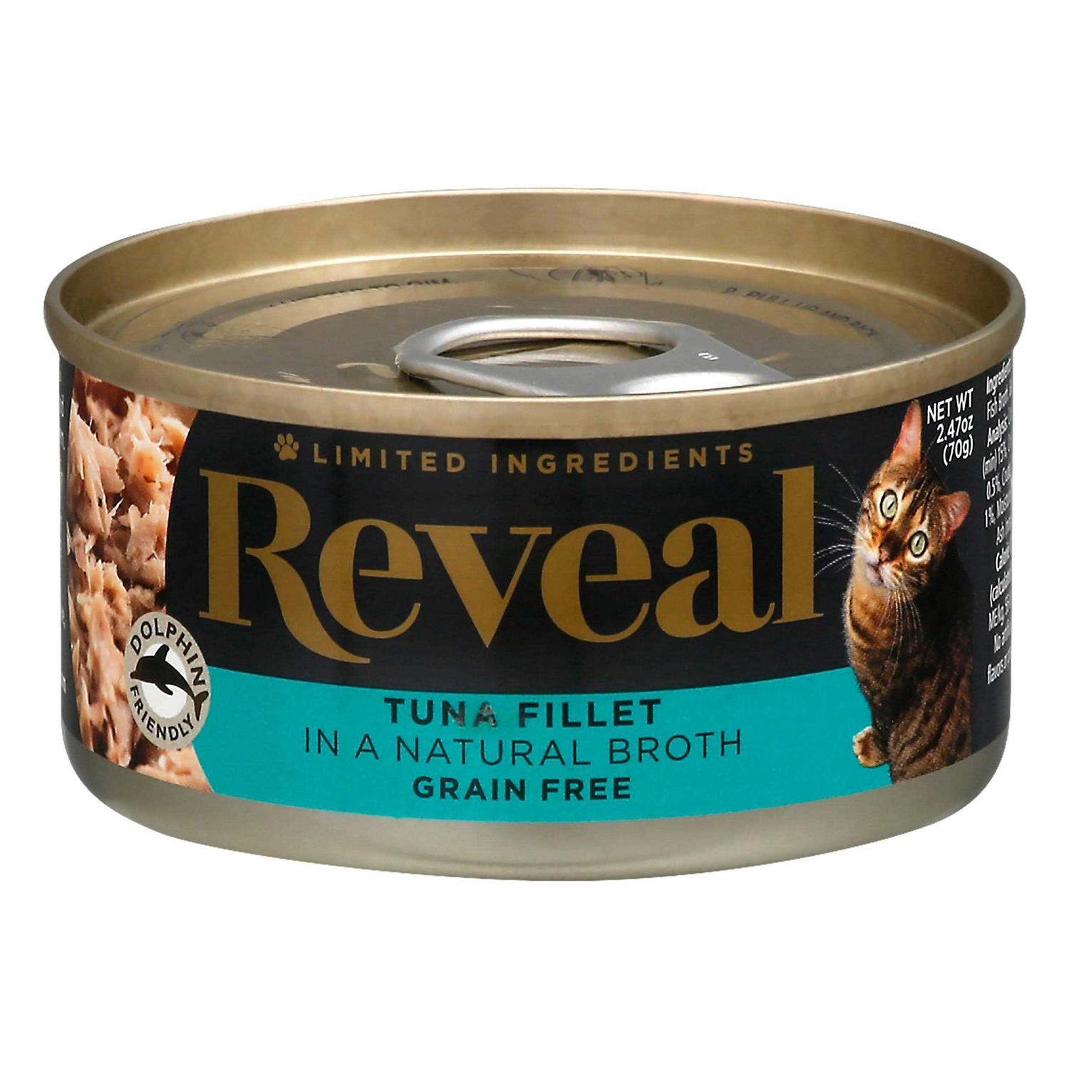 Reveal Grain Free Tuna Fillet Broth Wet Cat Food