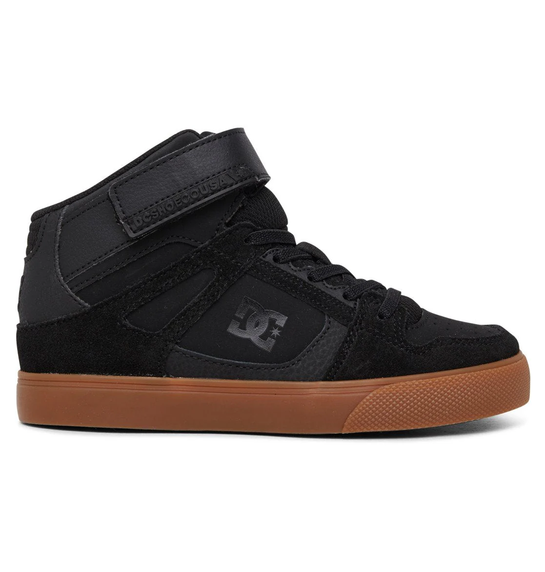 DC Shoes Kids' Pure High Elastic Lace High-Top Shoes