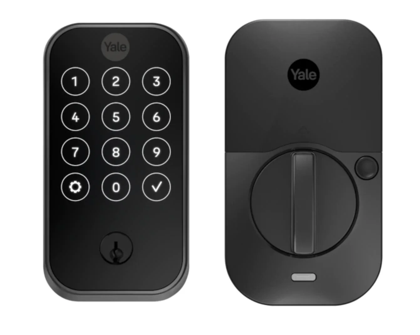 Yale Assure Lock 2 YRD420-BLE-BSP Keyed Lighted Touchscreen with Bluetooth in Black Suede (Keyed and Keyless access)
