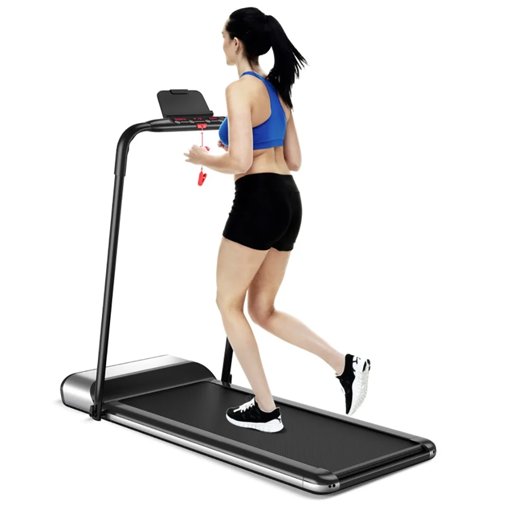 Yardi Yard Ultra-thin Electric Folding Motorized Treadmill with LCD Monitor Low Noise, Treadmill for Walking & Running