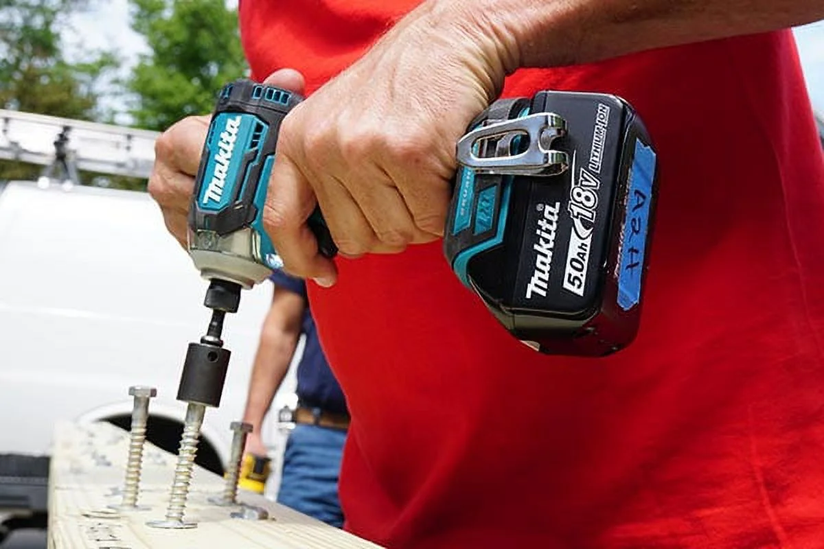 Makita DTD173 Cordless Impact Driver 18V Screwdriver Torque Wrench 180N Brushless Motor Electric Drill (Tool Only)-Brown