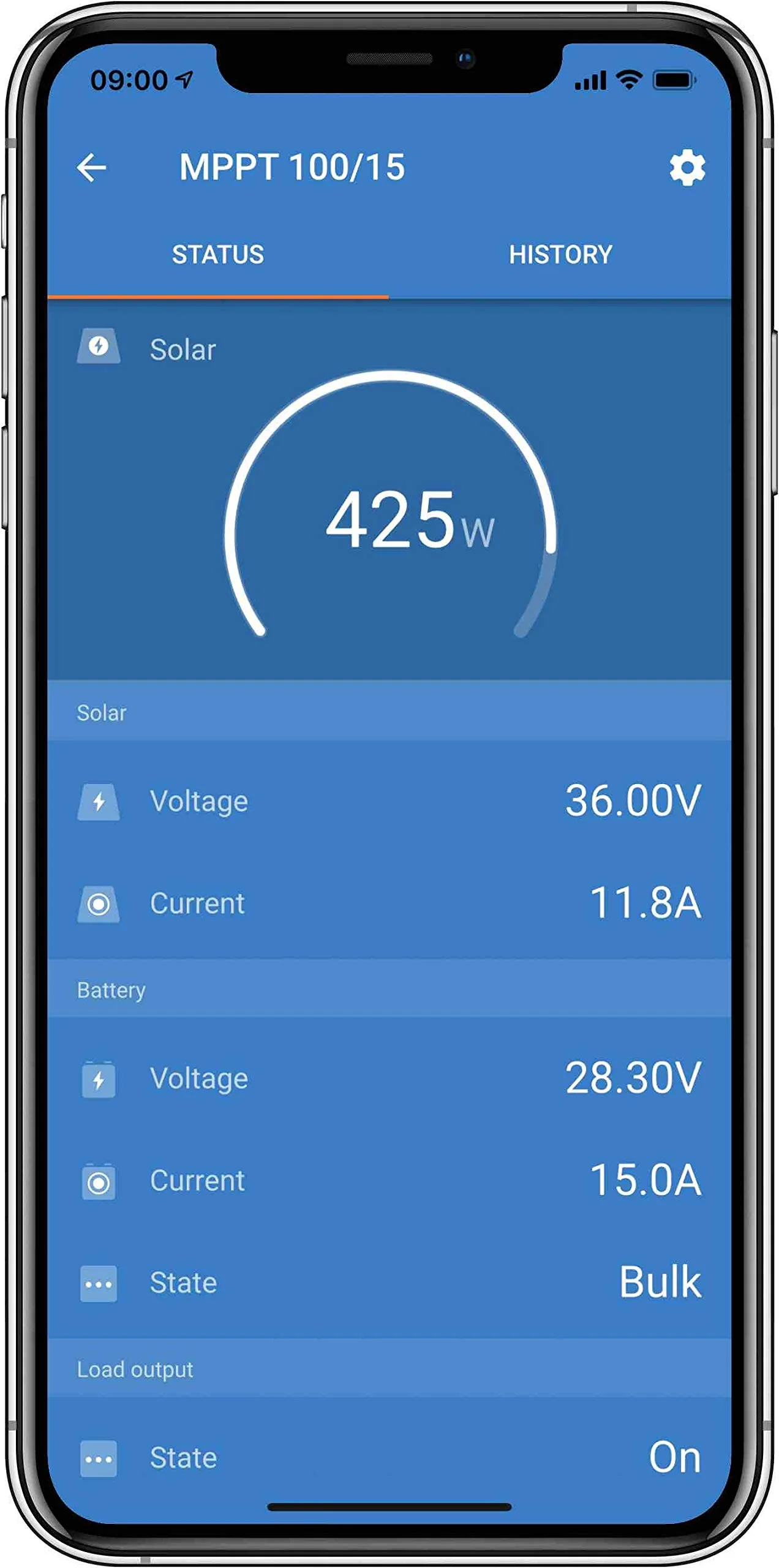 Victron Energy SmartSolar MPPT Tr 150V 70 amp 12/24/36/48-Volt Solar Charge Controller (Bluetooth)