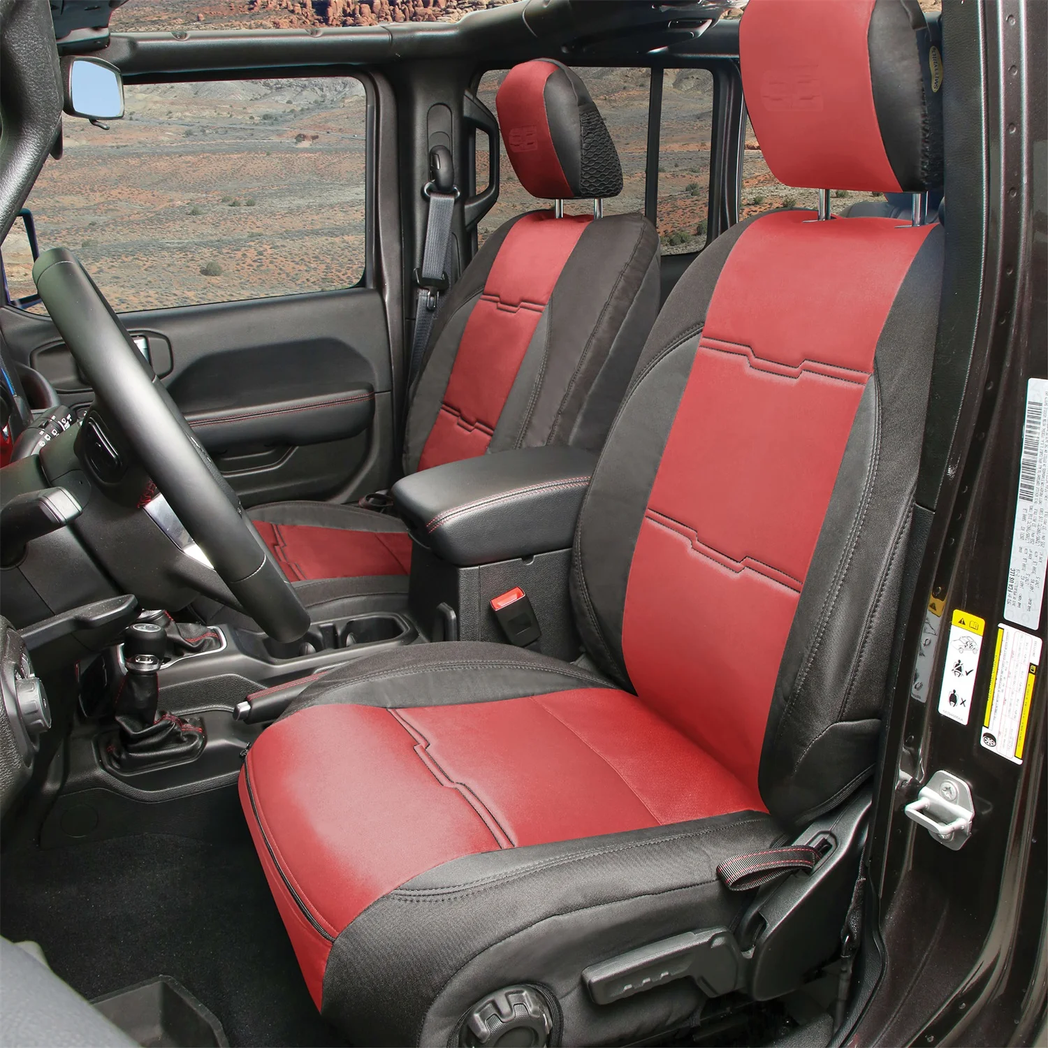 Smittybilt 576230 Neoprene Seat Cover Fits 18-21 Wrangler (JK) Wrangler (JL) Fits select: 2018-2019,2021 JEEP WRANGLER UNLIMITED