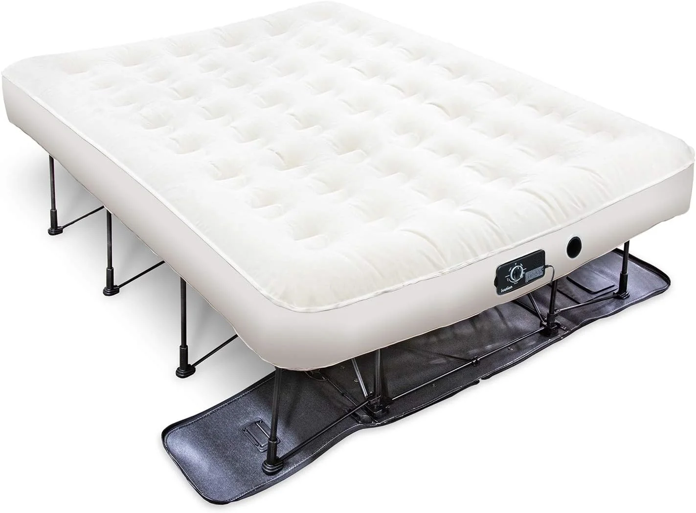 Ivation EZ-Bed Self Inflating Air Mattress, Queen Air Mattress with Built In Pump & Case