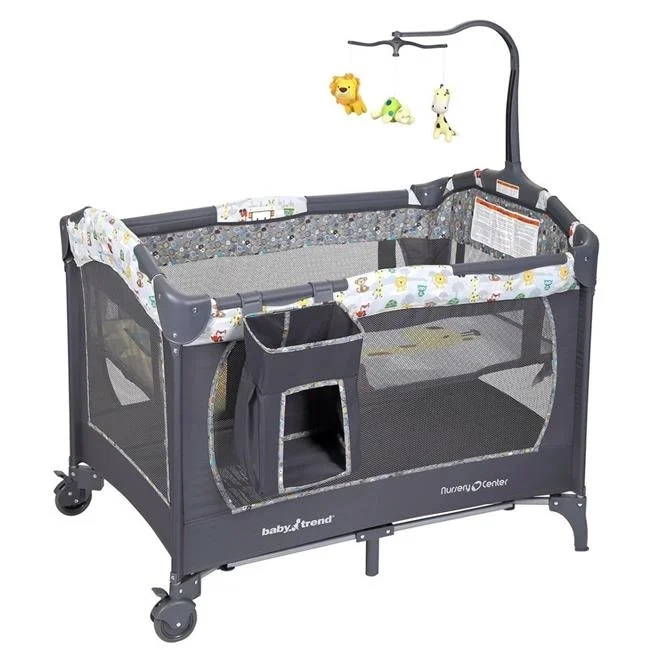 Online Gym Shop CB20894 40.2 x 28.4 x 42.9 in. Portable Baby Nursery Bassinet Bed Center