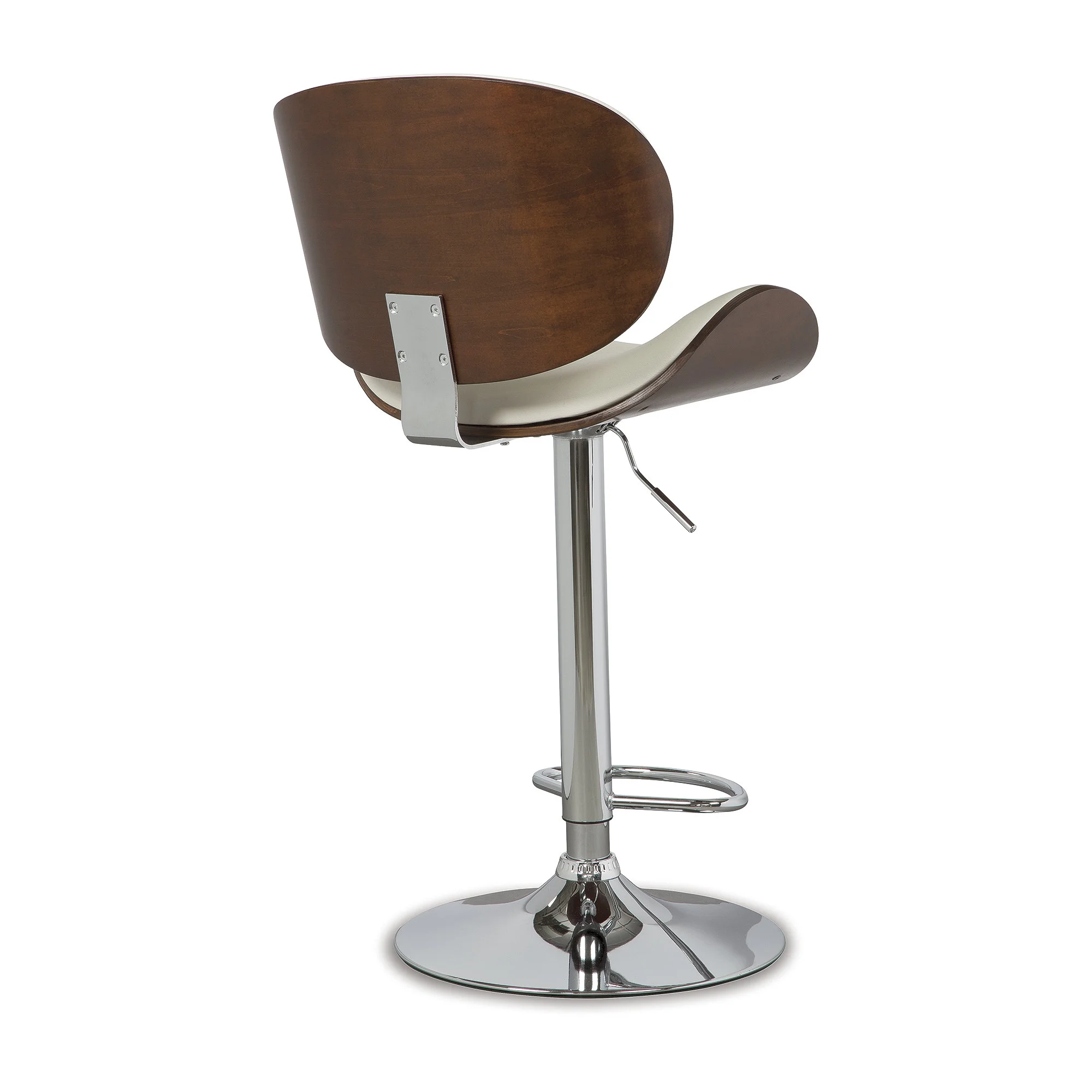Signature Design by Ashley Contemporary Bellatier Adjustable Height Barstool, Beige