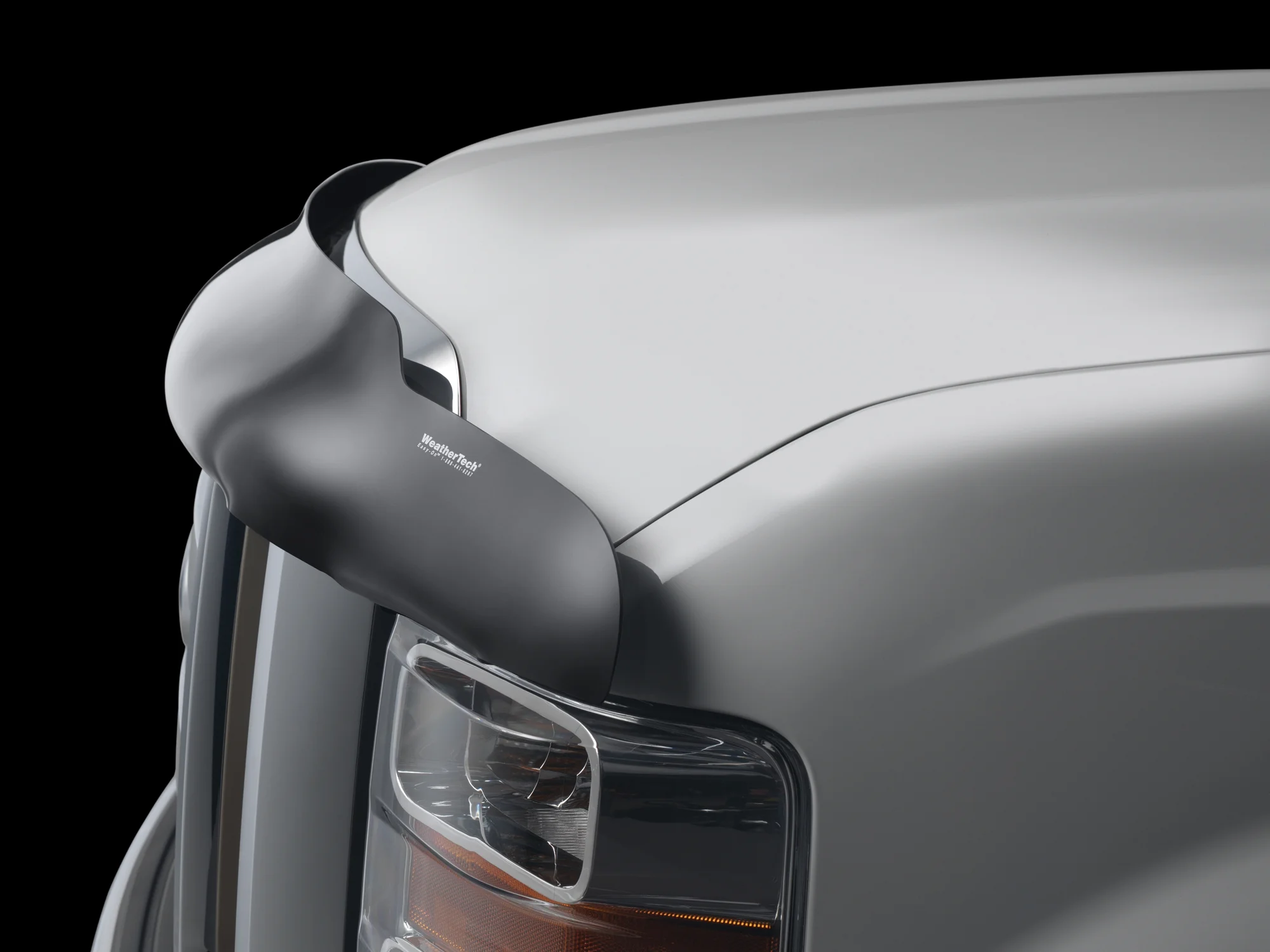 WeatherTech Stone and Bug Deflector Custom Fit Hood Deflector compatible with 2014-2015 Chevrolet Silverado 1500