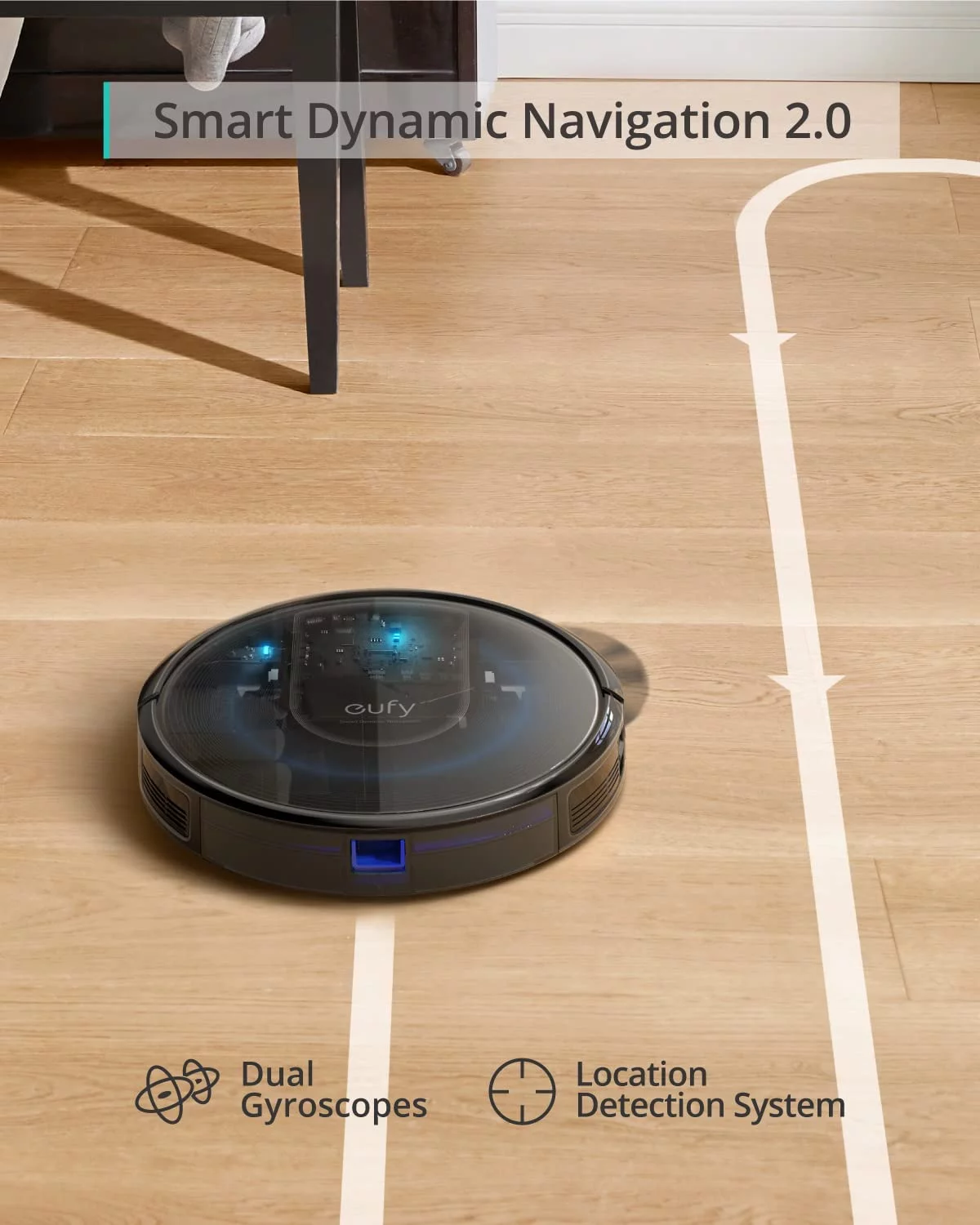 eufy RoboVac G30, Robot Vacuum with Smart Dynamic Navigation 2.0, 2000Pa Strong Suction, Wi-Fi Pre-Owned: Like New