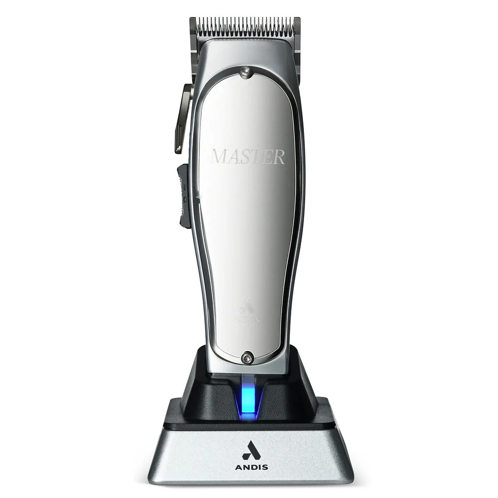 Andis Professional Master Cordless Lithium-Ion Clipper 12470 With BeauWis Blade Brush