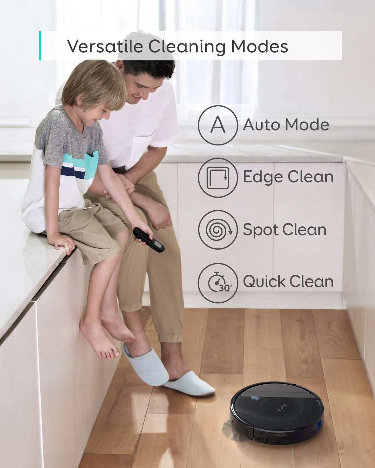 eufy BoostIQ RoboVac 11S MAX, Robot Vacuum Cleaner, 2000Pa Suction, Quiet, Self-Charging, Black