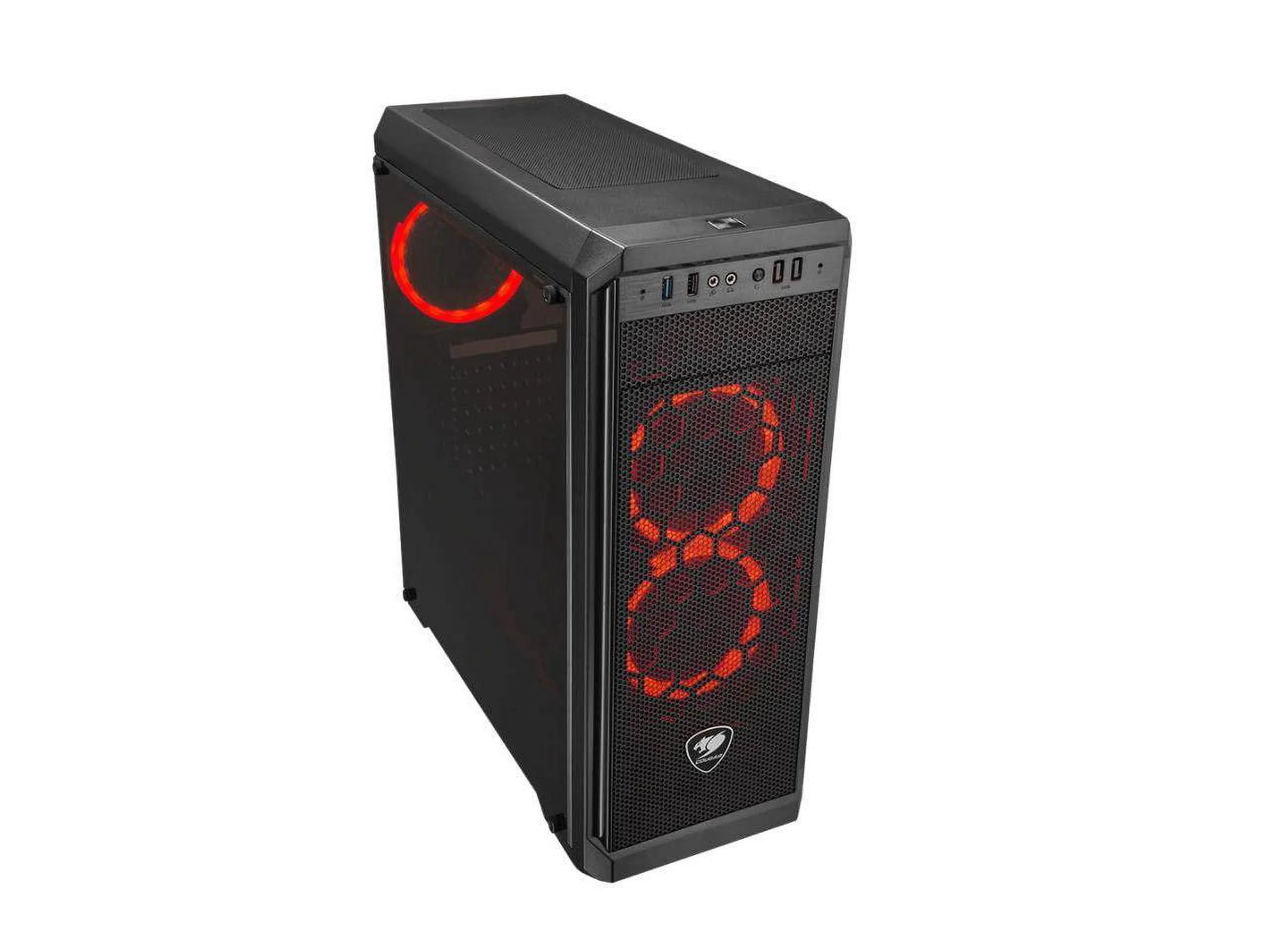 COUGAR MX330-F Mid Tower Gaming Case With Elegant Transparent Side Panel & Outstanding Airflow, 5.25