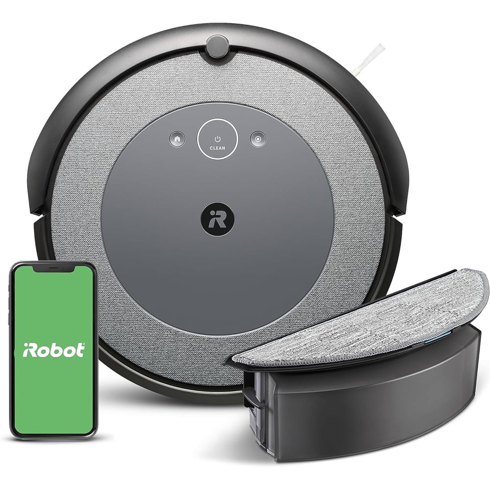 iRobot i517020 Roomba Combo i5 Robot Vacuum & Mop with Smart Mapping Bundle with 2 YR CPS Enhanced Protection Pack and Deco Essentials Accessory kit