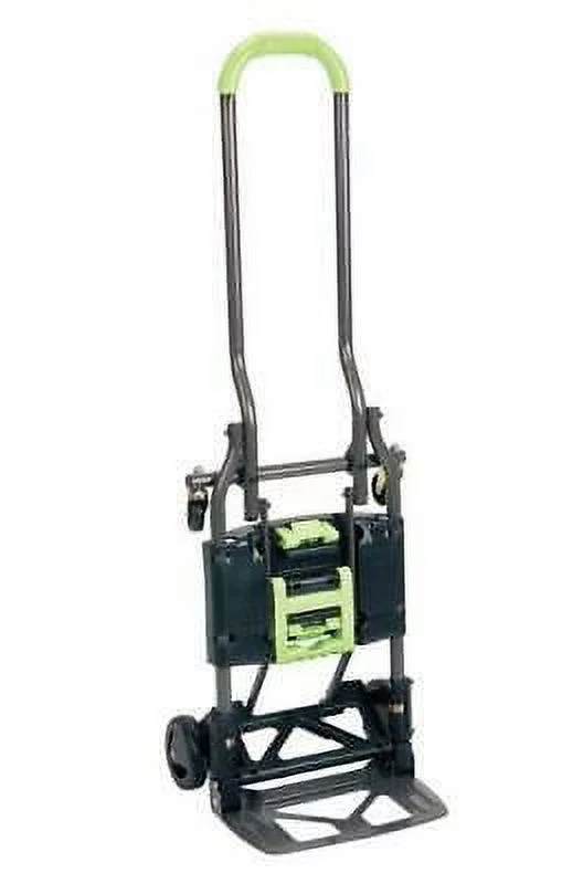 1 PC Cosco Steel 2-Step Collapsible Convertible Hand Truck 300 lbs. Capacity, 14 D x 17 W x 50 H in.