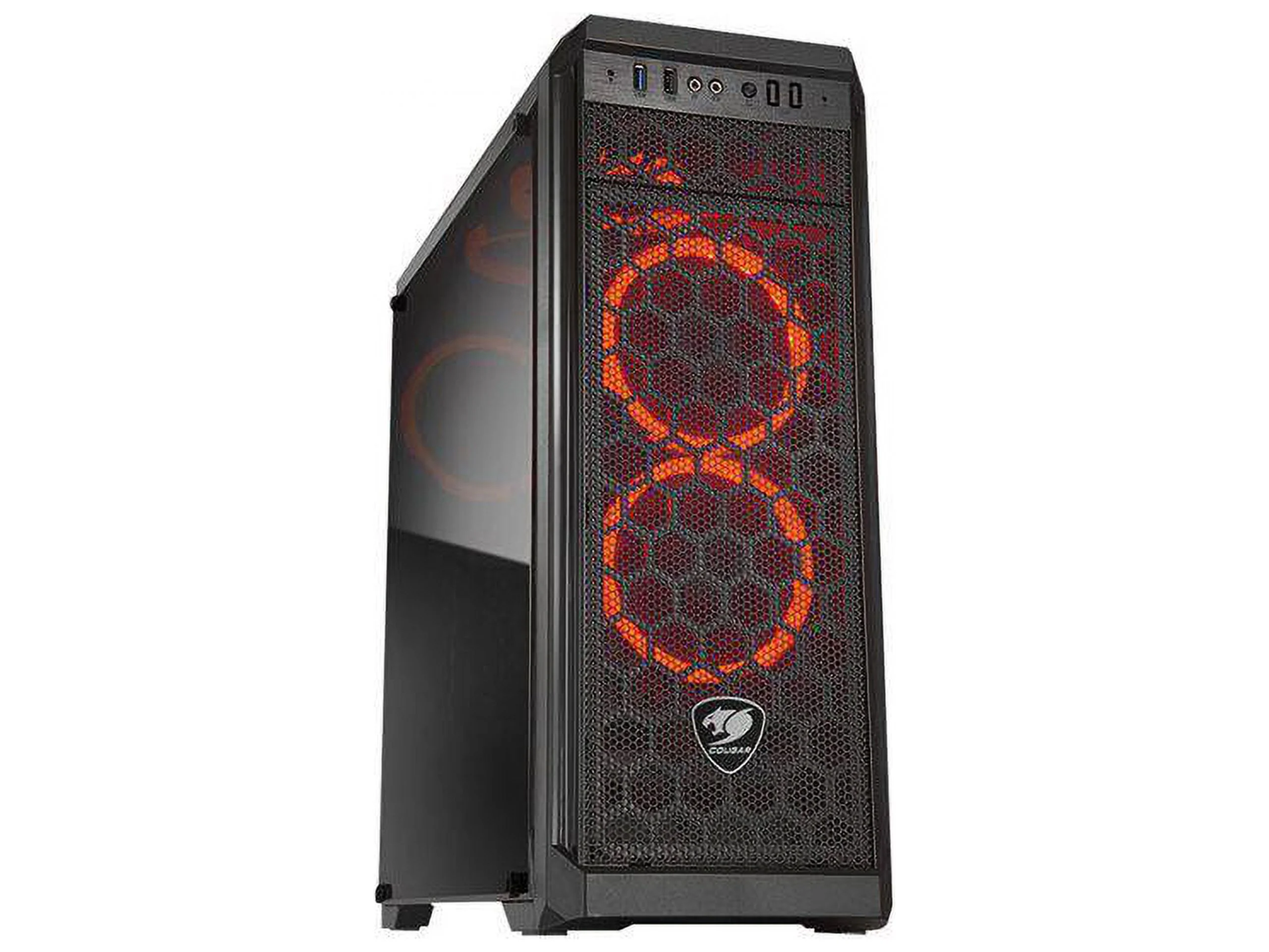 COUGAR MX330-F Mid Tower Gaming Case With Elegant Transparent Side Panel & Outstanding Airflow, 5.25