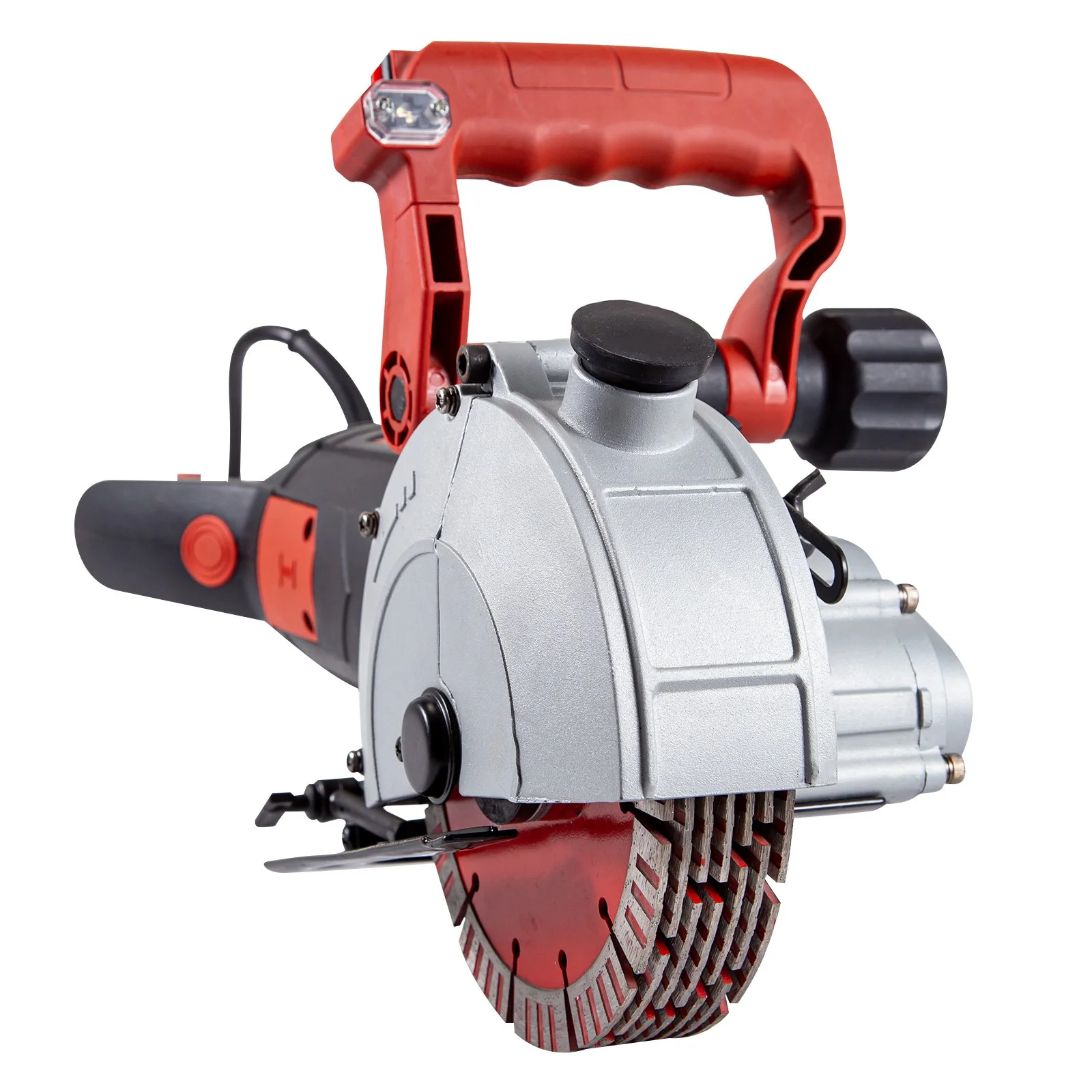 VEVOR 4800W Wall Chaser - 42mm Cutting Width, 41mm Cutting Depth - Wall Groove Cutting Machine with 8 Saw Blades - Dustless Operation