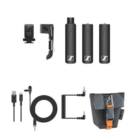 Sennheiser XSW-D Wireless Digital Portable ENG Set - With Traffic Collection Camera Pouch Bag