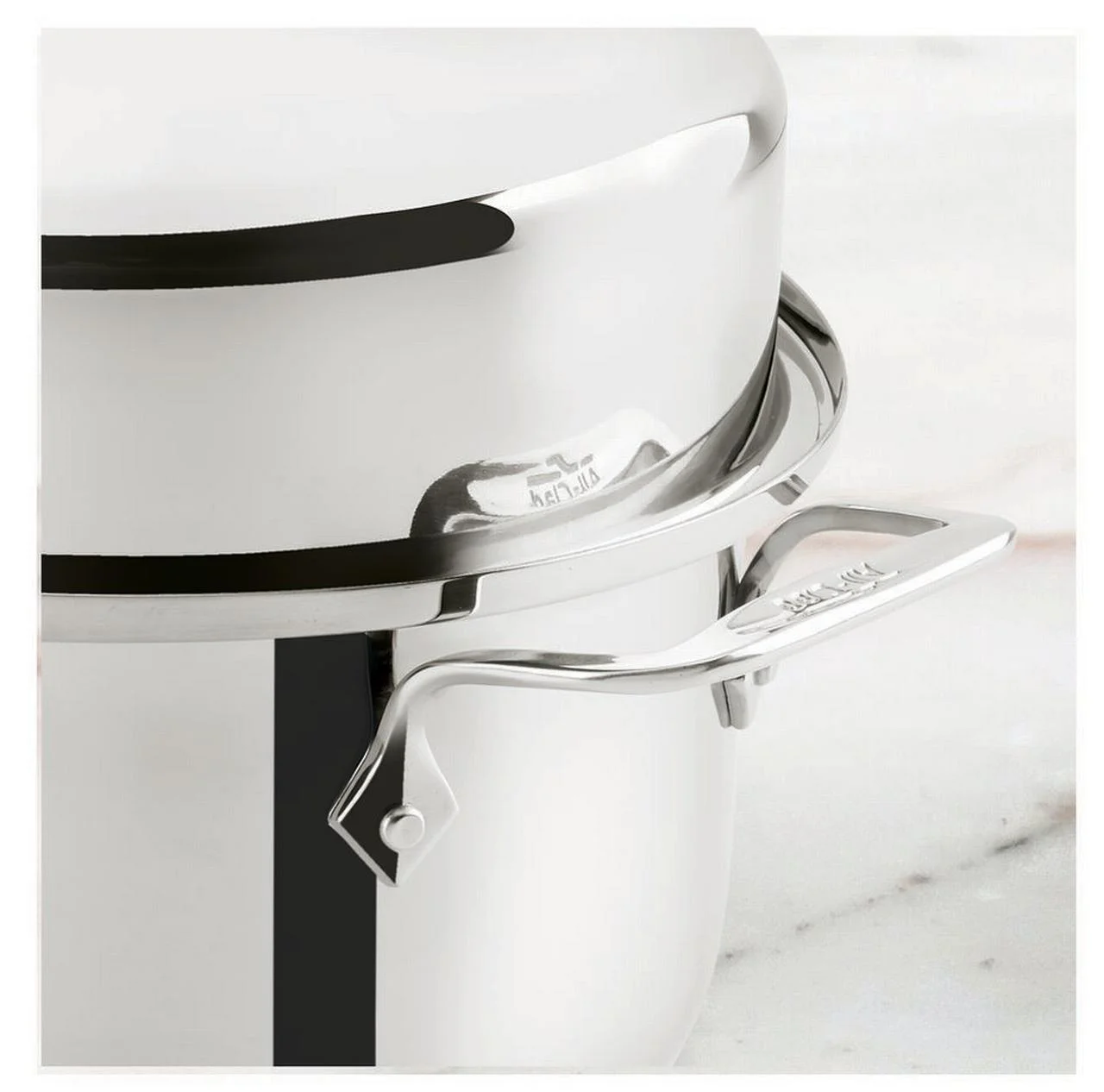 All-Clad E7879664 Stainless Steel Dishwasher Safe Oven Safe Covered Oval Roaster Cookware 20-lbs Silver