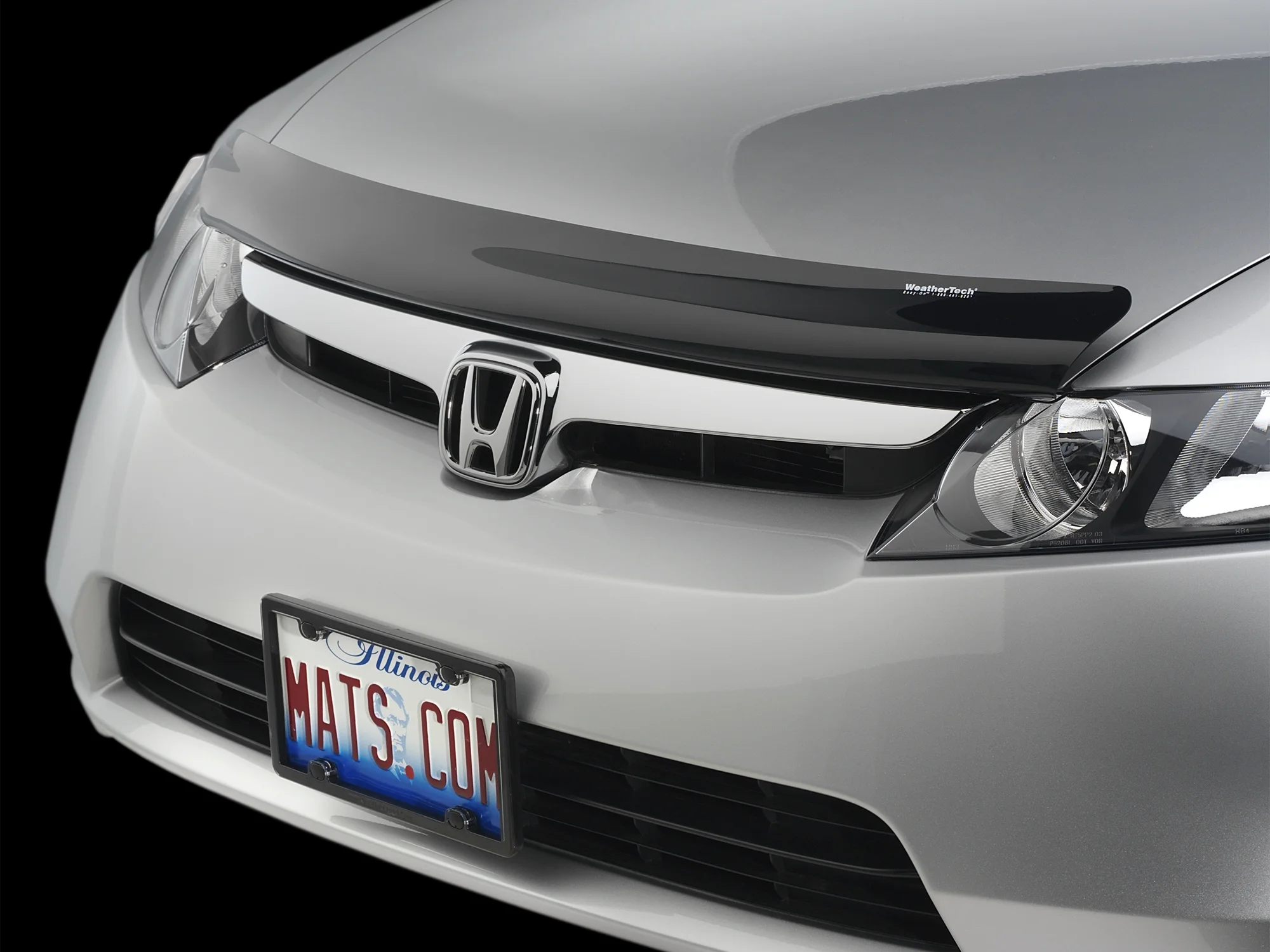 WeatherTech Stone and Bug Deflector Custom Fit Hood Deflector compatible with 2006-2011 Honda Civic
