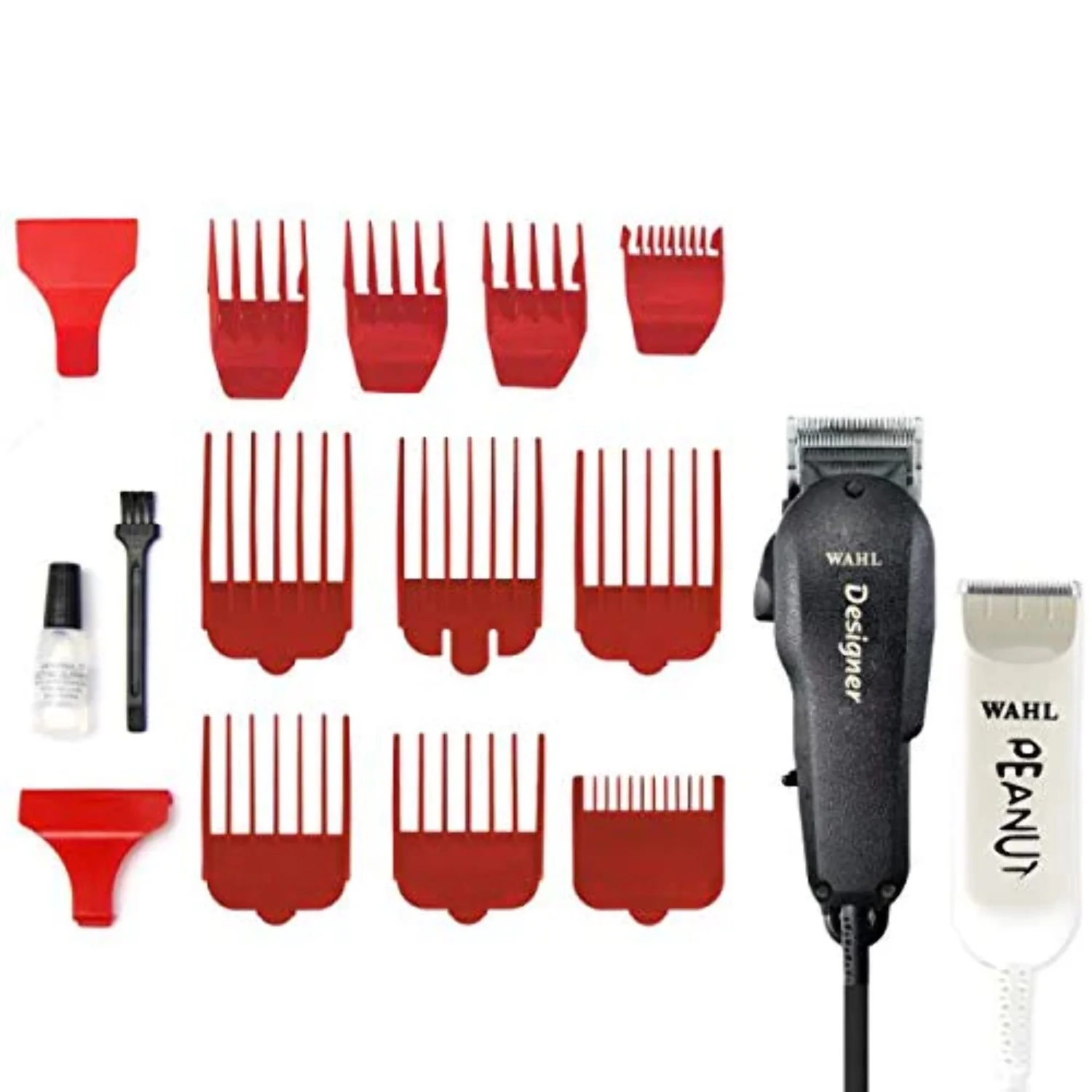 WAHL Professional All Star Combo Clipper/Trimmer - Model # 8331 - Red - 1 Pc Clipper & Trimmer Combo