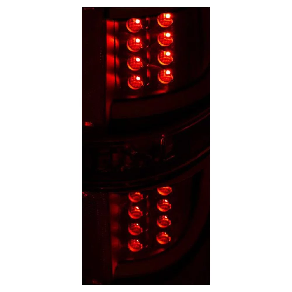 Anzo LED Tail Lights (Black) - 311257 Fits select: 2009 FORD F150, 2013-2014 FORD F150 SUPER CAB