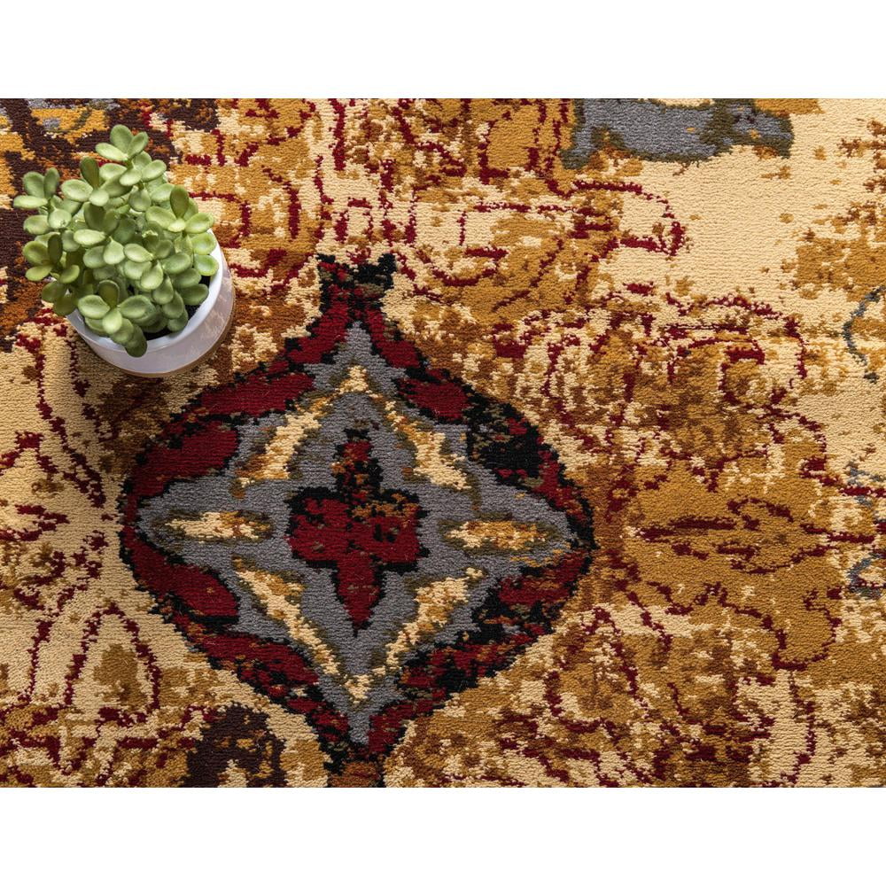 Unique Loom Congencis Barista Rug Beige/Blue 7' 10