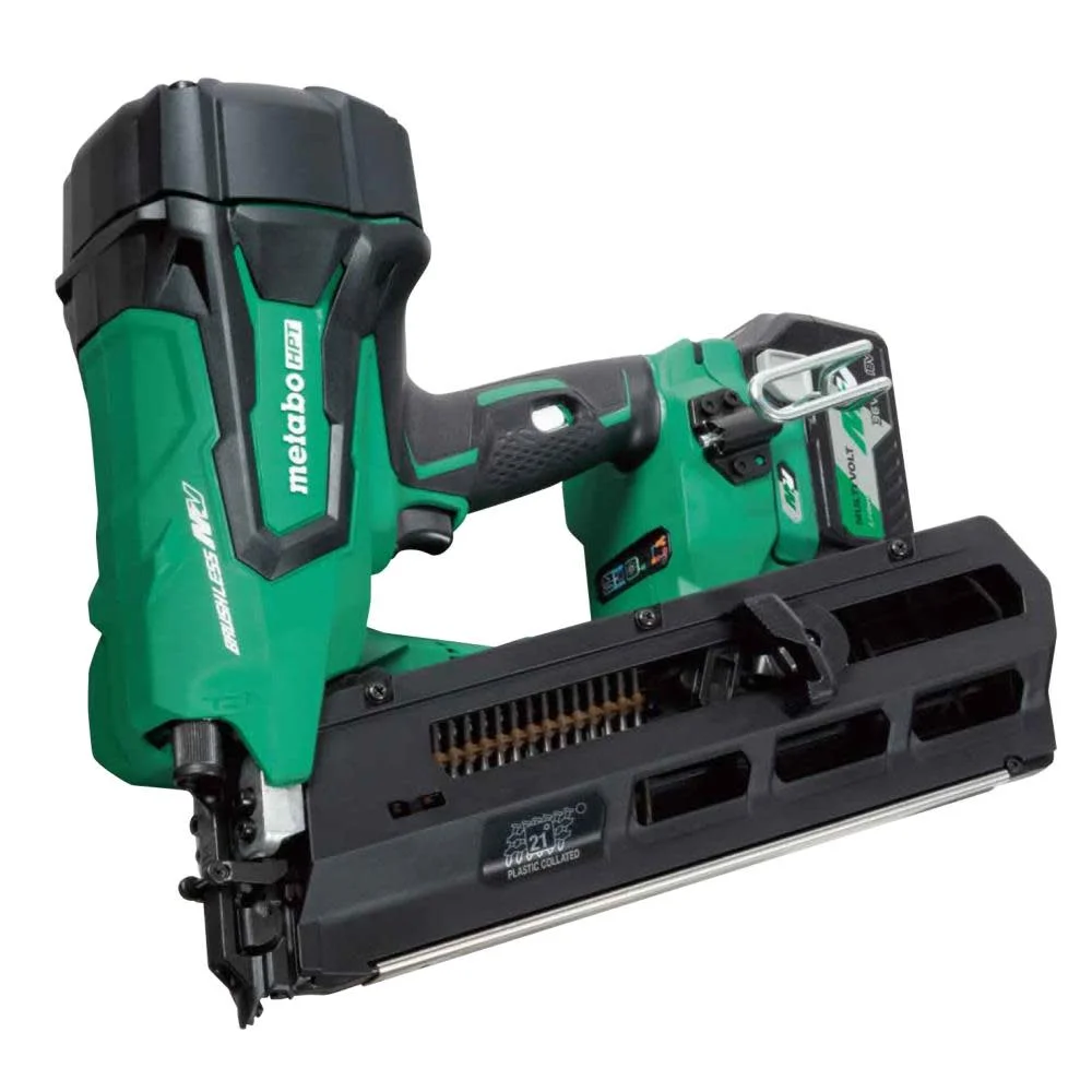 MultiVolt 36V Brushless Lithium-Ion Cordless Paper Strip Framing Nailer Kit (2.5 Ah)