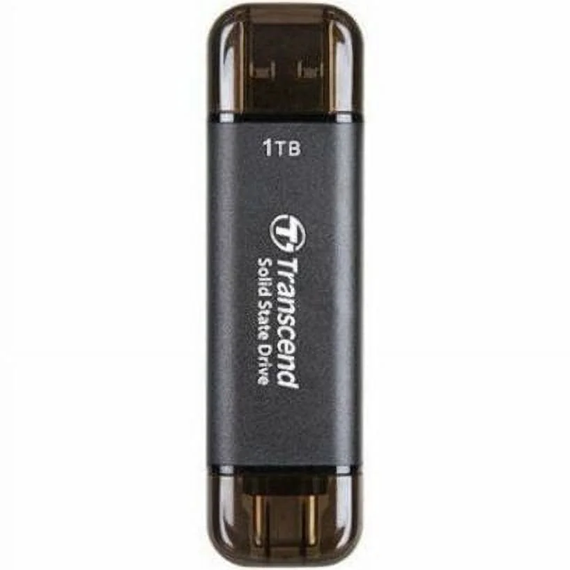 Transcend ESD310C - SSD - 1 TB - external (portable) - USB 3.2 Gen 2x1 (USB-C connector) - black