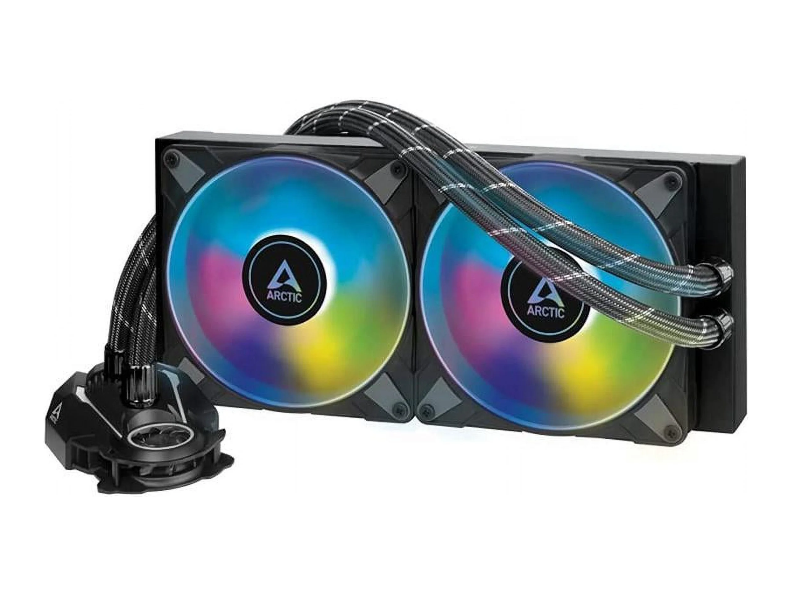 ARCTIC Liquid Freezer II 280 A-RGB - Multi-Compatible All-in-one A-RGB CPU AIO Water Cooler, Black ACFRE00106A