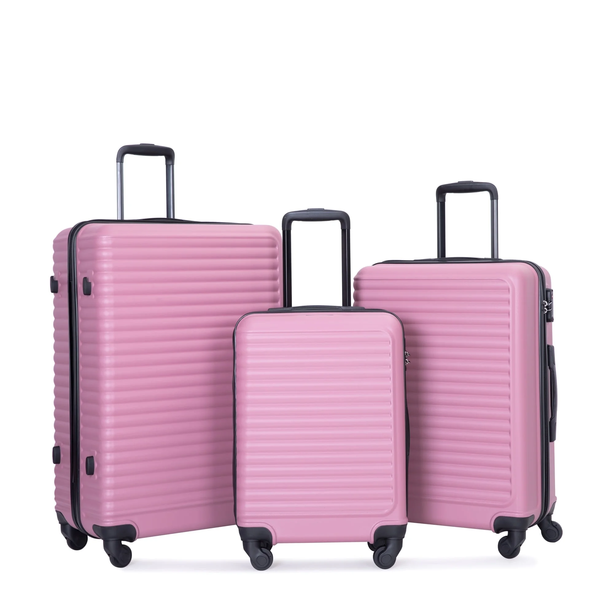 KIVDIT 3 Piece Luggage Sets Hardshell Suitcase with TSA Lock Spinner Wheels, 20in24in28in