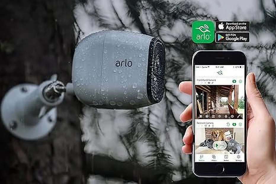 Open Box arlo PRO Wireless Home Security Camera System HD Video VMS4530-100NAR - WHITE