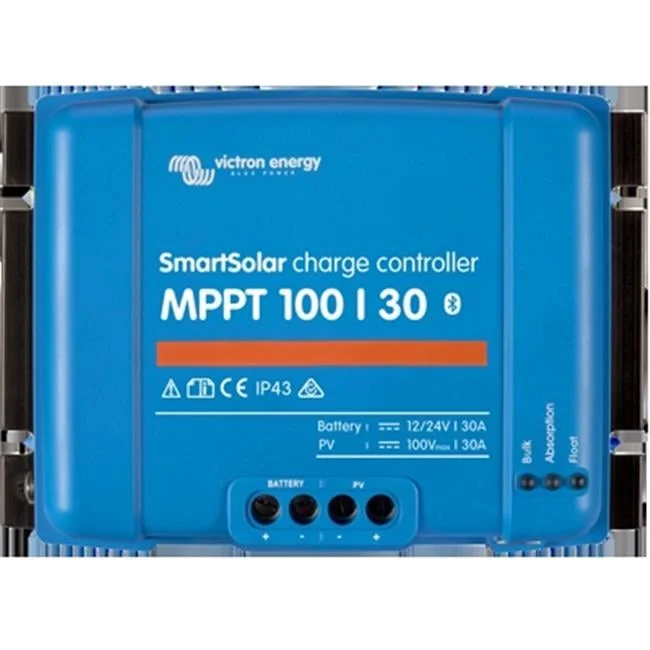 Victron Energy SmartSolar MPPT 100V 30 amp 12/24-Volt Solar Charge Controller (Bluetooth)