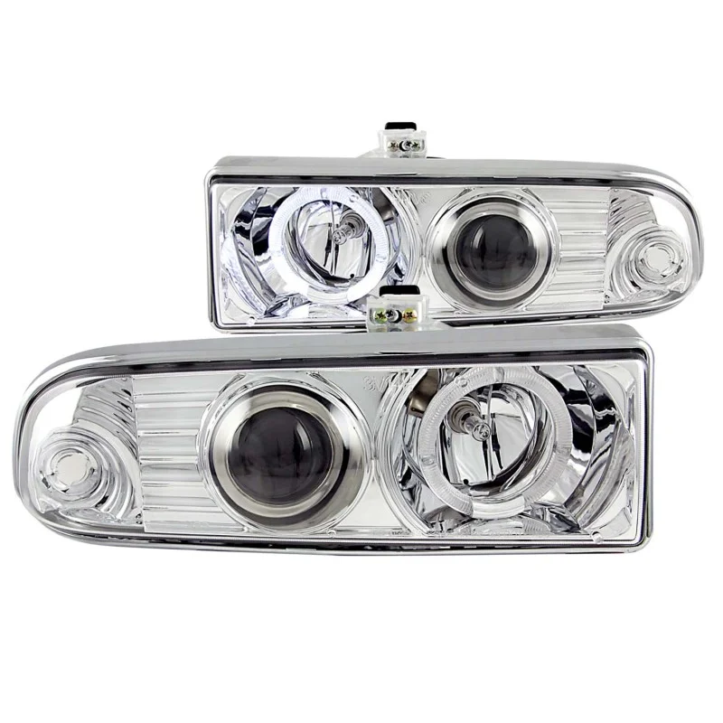 Anzo Projector Headlight Set with Halo - 111016 Fits select: 1998-2004 CHEVROLET S TRUCK, 1998-2004 CHEVROLET BLAZER