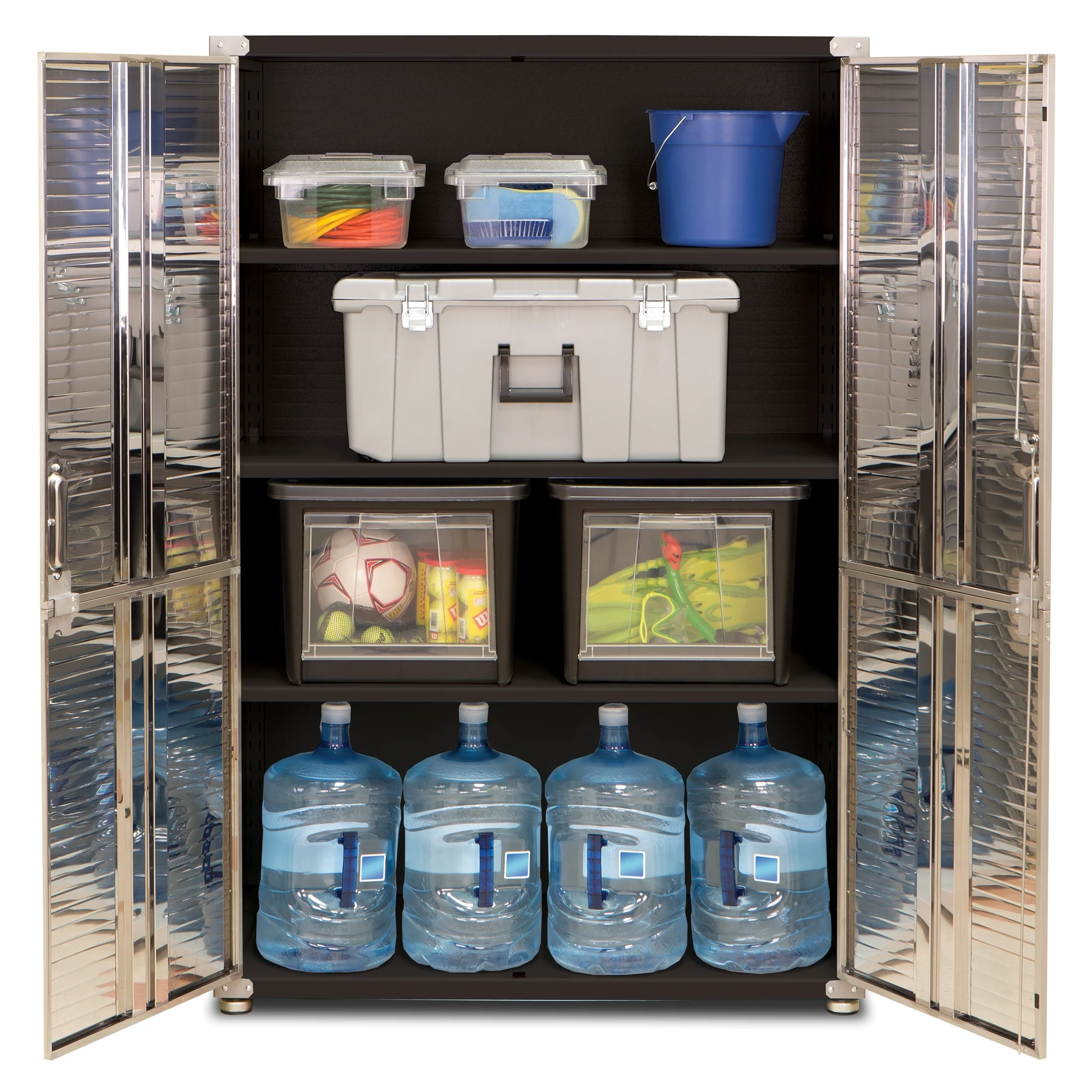 Seville Classics UltraHD Mega Steel Storage Cabinet, 48