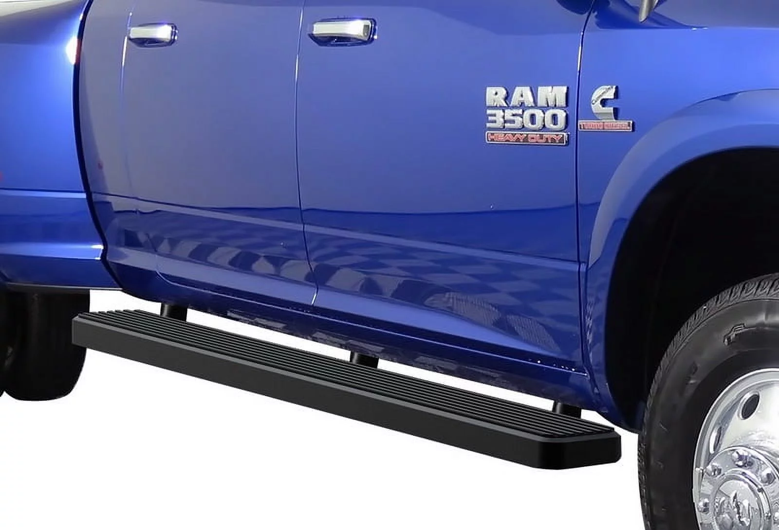 2010-2019 Dodge RAM 2500/3500 Mega Cab Black Finish 6 Inch Door to Door Side Bar Side Step Running Board
