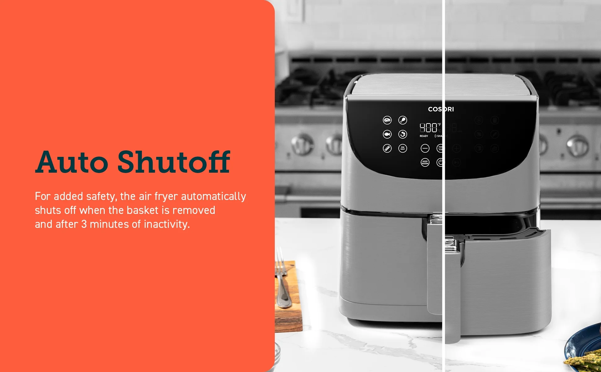COSORI Pro Gen 2 5.8-Quart Air Fryer,13-in-1, Walmart-Exclusive Bonus Items, Light Gray