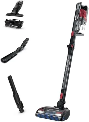 CHONGYAO IZ662H Cordless Vertex Pro Lightweight Cordless Stick Vacuum with DuoClean PowerFins, Red