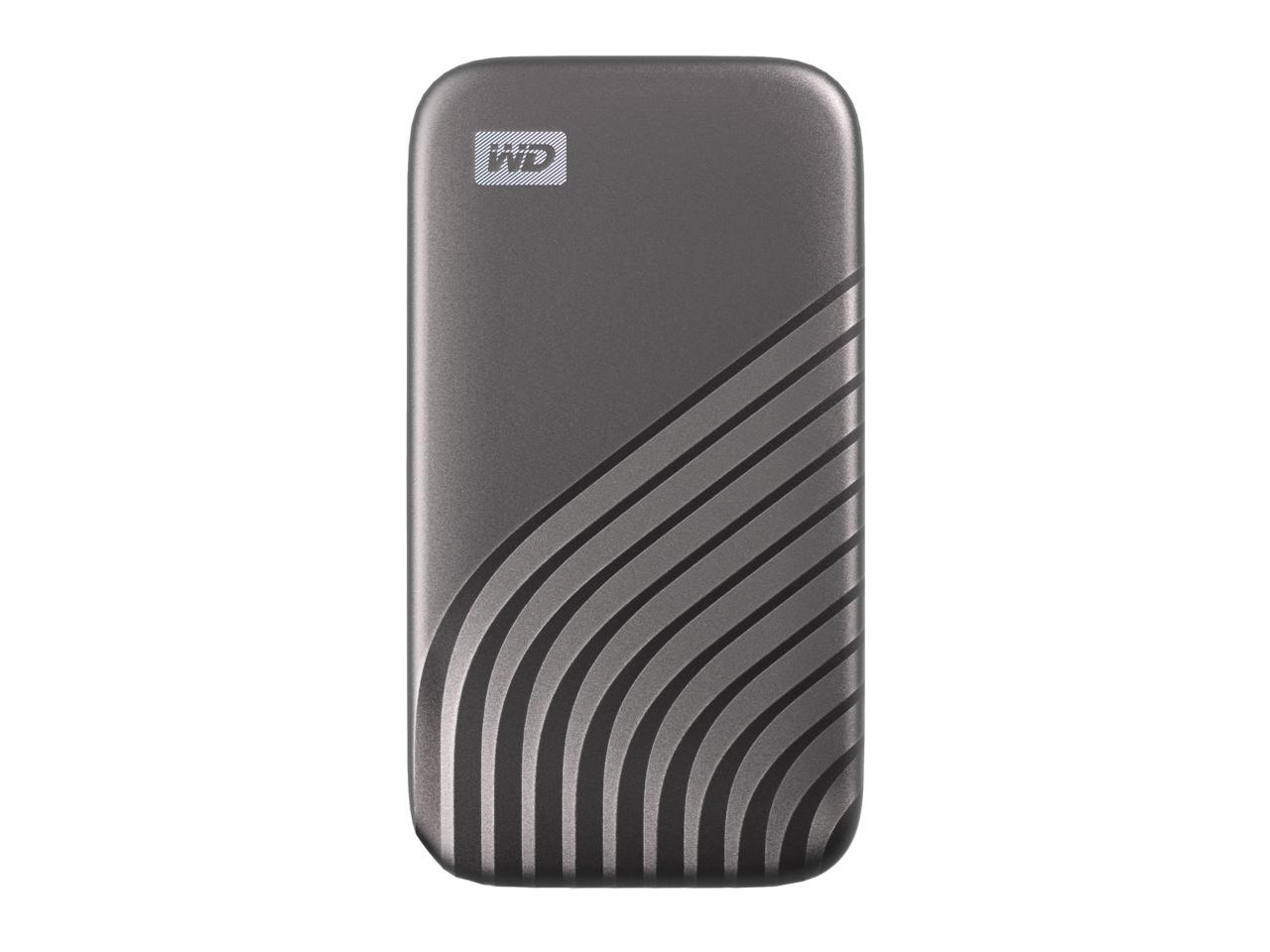 WD 500GB My Passport SSD External Portable Drive, Gray, Up to 1,050 MB/s - WDBAGF5000AGY-WESN