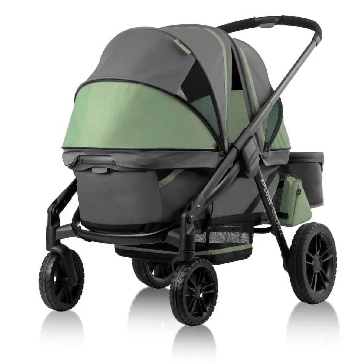 Evenflo Pivot Xplore Dreamz All-Terrain Stroller Wagon with Bassinet Insert (Voyager Gray), Unisex, 6 Months - 5 Years
