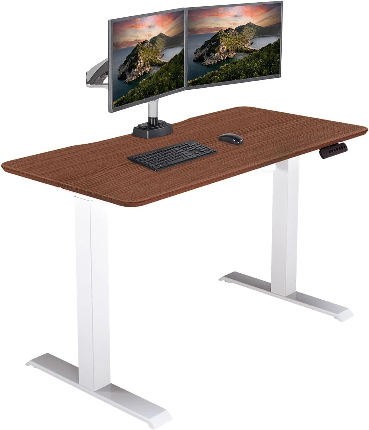 Vari Essential Electric Standing Desk Ergonomic Sit-to-Stand Home & Office Computer Desk, 48
