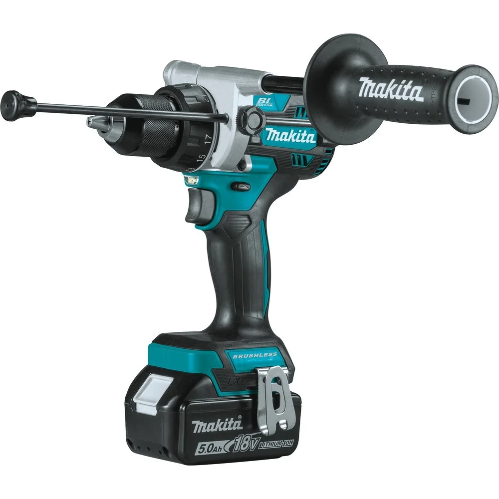 Restored Makita 18V LXT® Lithium‐Ion Brushless Cordless 2‐Pc. Combo Kit (5.0Ah) (Refurbished)