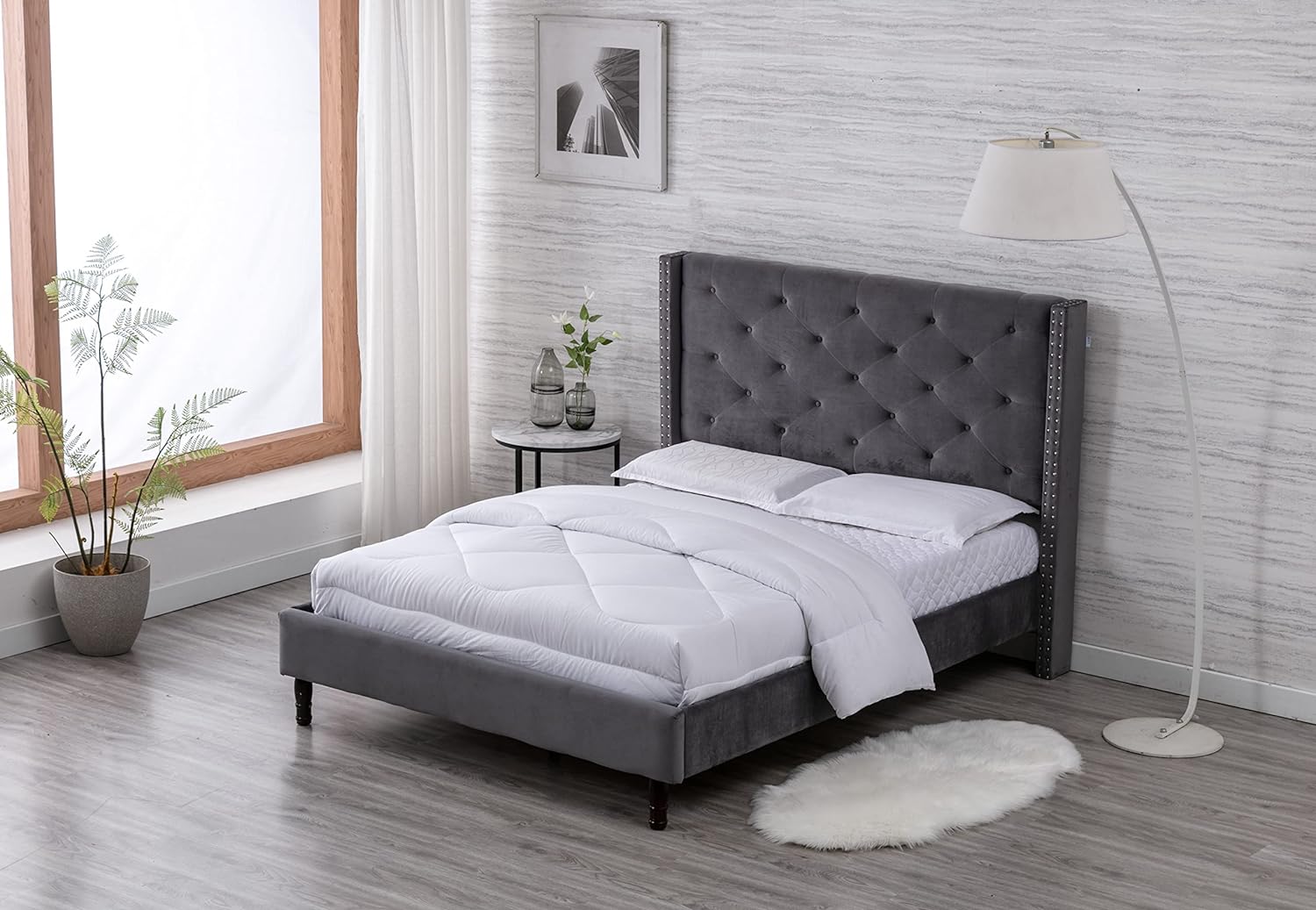 Home Life Premiere Classics Velour Grey 51