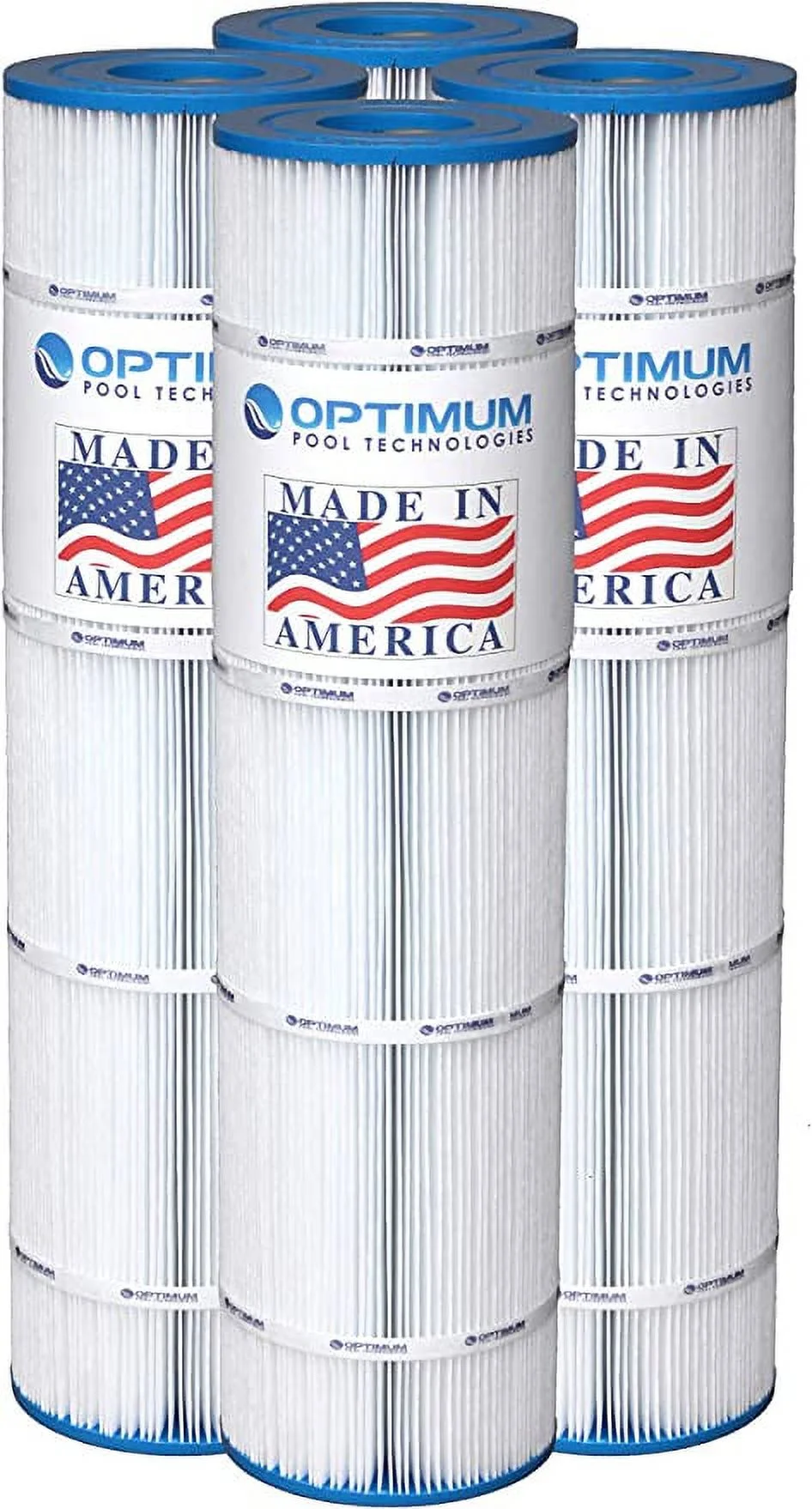Pool Filter 4 Pack Replacement for Pentair Clean & Clear Plus 420; 80 SQ. FT. Cartridge Element - Made in USA