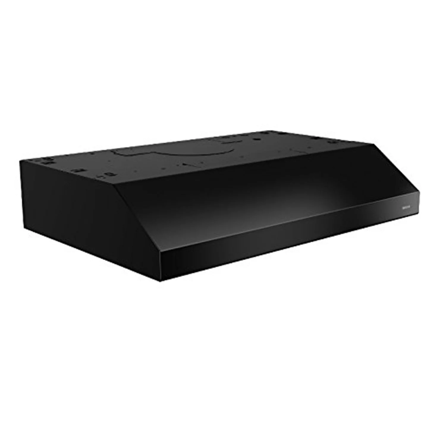 Broan-NuTone BCSD136BL Glacier Range Hood with Light, Exhaust Fan for Under Cabinet, Black, 36-inch