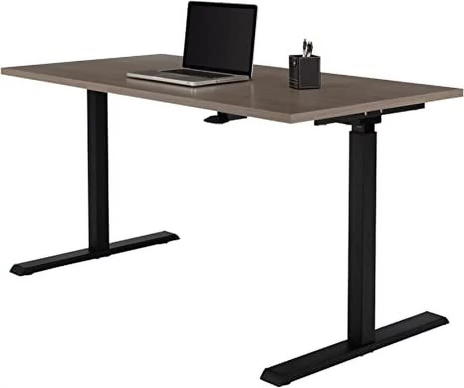 Open Box Realspace Magellan Pneumatic Height-Adjustable Standing Desk 60